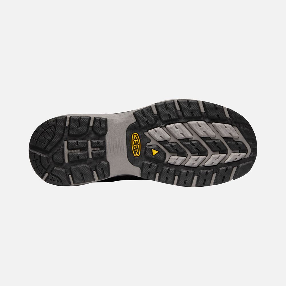 Pantofi Keen Romania Barbati Negrii/Gri Sparta (Aluminum Toe) 8250-GXSOJ